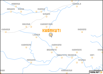 map of Kwamkuti