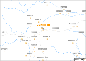 map of Kwamneke