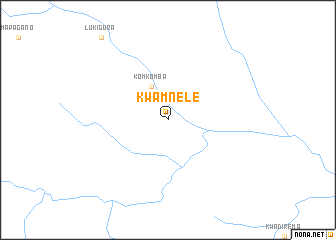 map of Kwamnele