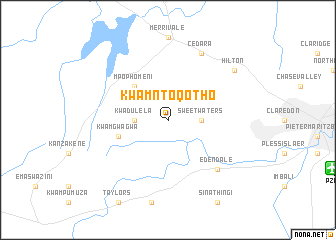 map of KwaMntoqotho