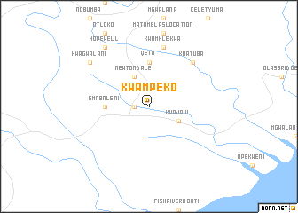 map of KwaMpeko