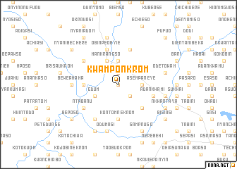 map of Kwamponkrom