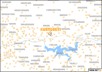 map of Kwandae-ri