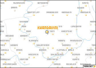 map of KwaNdavini