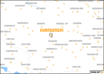 map of Kwandong-ni
