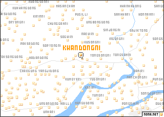 map of Kwandong-ni