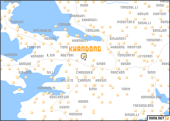 map of Kwan-dong