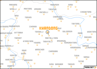 map of Kwan-dong