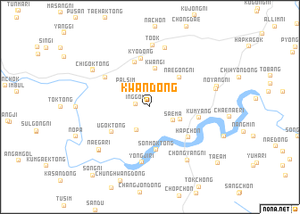 map of Kwan-dong