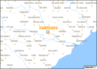 map of KwaNduku