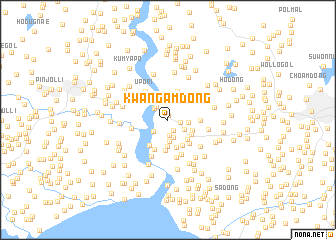 map of Kwangam-dong