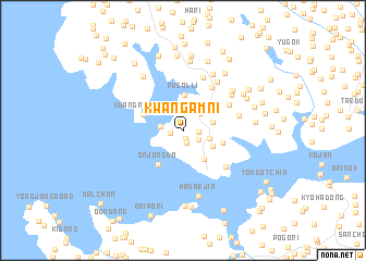 map of Kwangam-ni