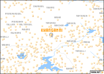 map of Kwangam-ni