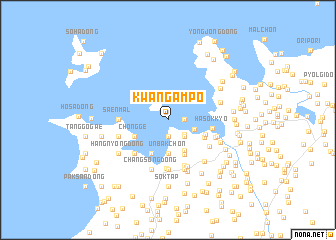 map of Kwangamp\
