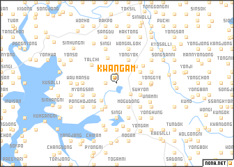 map of Kwangam