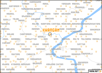 map of Kwangam