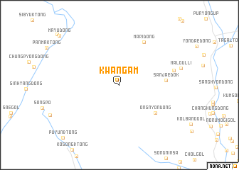 map of Kwangam