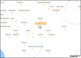 map of Kwanga