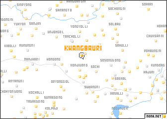 map of Kwangbau-ri