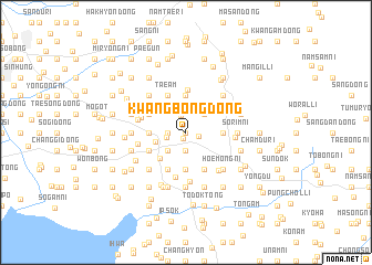 map of Kwangbong-dong