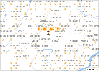 map of Kwangdae-ri