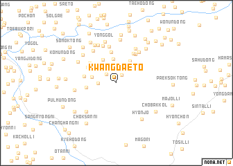 map of Kwangdaet\