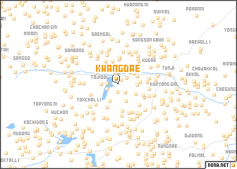 map of Kwangdae