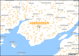 map of Kwangdong-ni