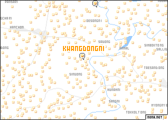 map of Kwangdŏng-ni