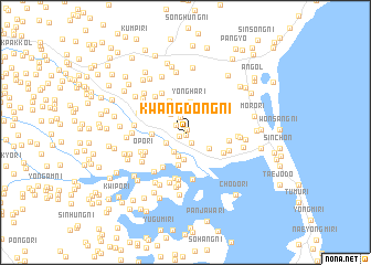 map of Kwangdŏng-ni