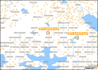 map of Kwang-dong