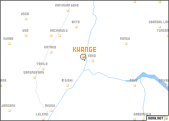 map of Kwange