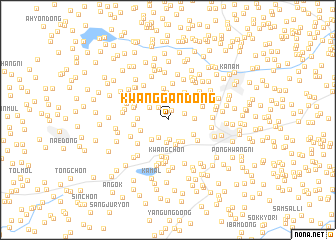 map of Kwanggan-dong