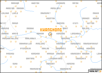 map of Kwang-höng