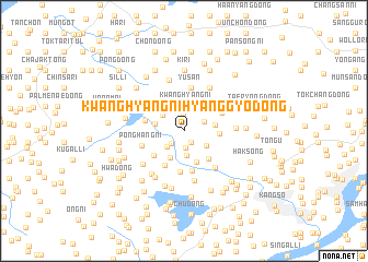 map of Kwanghyangnihyanggyo-dong