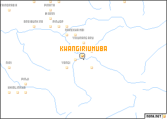 map of Kwangiriumuba