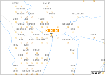 map of Kwangi