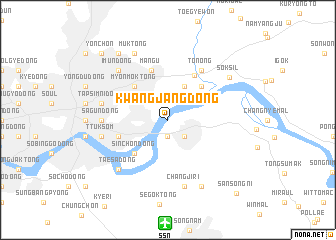 map of Kwangjang-dong