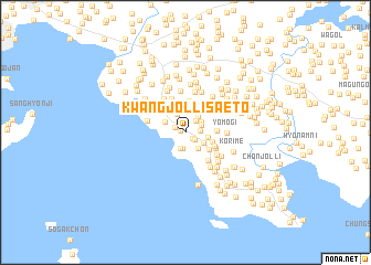 map of Kwangjŏllisaet\