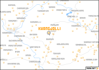 map of Kwangjŏl-li