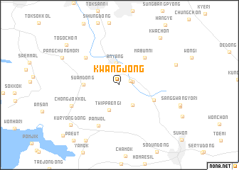 map of Kwangjŏng