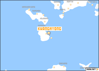 map of Kwangmyŏng