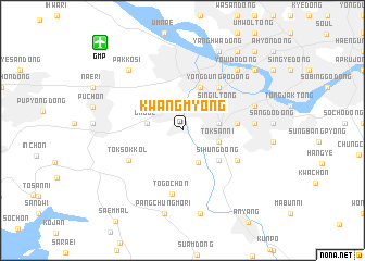 map of Kwangmyŏng