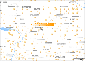 map of Kwangnim-dong