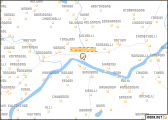 map of Kwan-gol