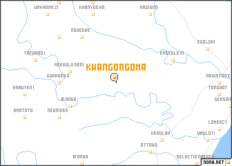 map of KwaNgongoma