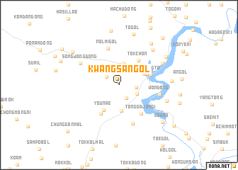 map of Kwangsan-gol