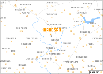 map of Kwangsan