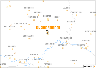 map of Kwangsŏng-ni