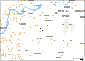 map of Kwangsuwŏn
